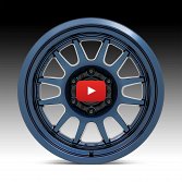 Black Rhino Guide Midnight Blue Custom Truck Wheels 4